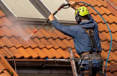 Démoussage et hydrofuge de toiture à Dinsac